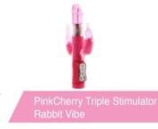 https://www.pinkcherry.com/products/pinkcherry-triple-stimulator-rabbit-vibe (PinkCherry USA)nhttps://www.pinkcherry.ca/products/pinkcherry-triple-stimulator-rabbit-vibe (PinkCherry Canada) nnYou&#39;ve heard, we&#39;re sure, that two is better than one. When it comes to the good things in life - days off, desserts, orgasms - that&#39;s definitely true. It&#39;s also true that when you&#39;re craving some fantastically full coverage stimulation, three is even better than two. On that very pleasurable note, please m