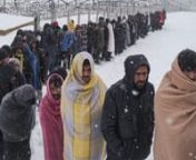Hundreds of migrants are taking shelter in abandoned buildings in and around the northwestern Bosnian town of Bihac, wrapping up as best they can against the snow and freezing weather and hoping eventually to reach EU member Croatia across the border.nnBosnia has since early 2018 become part of a transit route for thousands of migrants from Asia, the Middle East and North Africa aiming to reach Europe’s wealthier countries.nnBut it has become increasingly difficult to cross EU borders and impo