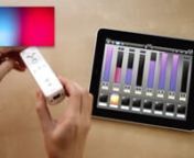 An overview of the new external OSC input feature in Luminair for iPad. This video shows TouchOSC and a Nintendo Wii-mote controlling various parameters in Luminair.nnDMX is sent to a compatible Art-Net or sACN E1.31 interface via Wi-Fi.