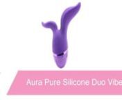 https://www.pinkcherry.com/products/aura-pure-silicone-duo-vibe(PinkCherry US)nhttps://www.pinkcherry.ca/products/aura-pure-silicone-duo-vibe(PinkCherry Canada)nnnWe&#39;re about to lay out some very good reasons why the Duo Lover from CalExotic&#39;s Aura collection just might end up becoming your new favorite vibrator, but first, we&#39;ll say this: all your sweet spots deserves equal attention! The Duo agrees, and that&#39;s why this luxe vibe offers up not one but TWO silky smooth, flickery tongue shape