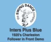 This video is about SDC Inters Plus Blue - Charleston Variation - 1920&#39;s Demo