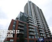 1420 Dupont Street #2306, Toronto, ON M6H 4J8 from 4j8