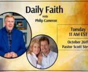 Joining us today on Daily Faith is Pastor Scott Stewart of Agape Church in Little Rock, Arkansas. Pastor Scott holds BA and MA in Middle Eastern History and a Ph.D. in Hebraic Studies, specializing in Biblical Hebrew. Before he and his wife became the Senior Pastors of Agape Church in 2013, they were missionaries for 26 years around the globe and planted 11 churches. Pastor Scott has seen what the future looks like to live in a godless society from his travels worldwide. God has given Pastor Sco