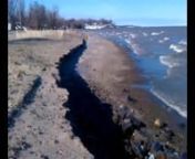 On 2/24/2012 Sodus Point experienced winds up to 40mph WNW. The video shows the erosion damage causedfrom the storm.Sodus Point Beach and parking area that has been washed away. nnUnder the International Joint Commission&#39;s Plan BV7 - water levels would be allowed to reach the high end of the limit of 248&#39;. Residents of Sodus Point need to sandbag at 247.3nnThank you to LORA&#39;s Jack Steinkamp for sharing this video.