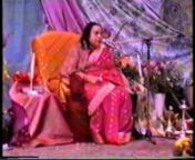 H.H.Shri Mataji Nirmala Devi at Shri Vishnumaya Puja. Belgium. 1992. (1992-0704)