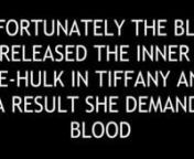 A woman finally takes a stand against a drug dealing thief and abuser by taking him down and holding him for the police. She is a hero for taking matters into her own hands. BIG VIGILANTE! Tiffany is her name and the thug&#39;s name is
