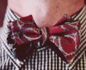 The simplest, most powerful accessory you can add to your wardrobe: the bow tie. This subtle piece can make the most casual outfit seem grand. The ritual of tying it yourself makes one appreciative of the art and history of the classic bow tie, as opposed to the faux pas pre-tied variety.nnDapper and Dash, the Downtown Phoenix based company provides handcrafted bow ties produced from vintage clothing and other vintage materials according to the owner Aaron Kimberlin. Our time spent with Aaron ha