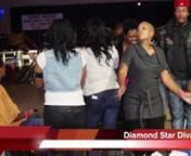 Diamond Star Divasn2012 Bowling Party Part 1nSPECIAL THANKS T0:nntHost: 32 (DaMixx) Music: DJ Frisco (Blueline).nDJ Chuck Bnn*Hard Head Filmsn*I.C.S.D Ent.n*CEPCn*Positive Sisterhood SCn*Divine Purpose SCn*Black Barbies SCn*Fat Ass Boys SCn*Tailor Made MC/SCn*Affiliated Rydas MCn*Lonaz MCn*Late Riders MCn*Dogg Pound MCn*Off the Line MCn*Brothas Inc. MCn*Nothing Without Bikes MCn*Mobb City MCn*Harley Angels MCn*Let Flow It (Go-Go Band)n*Rare Essence (Go-Go Band)n*Salon Couture Hair Salon (Steve H