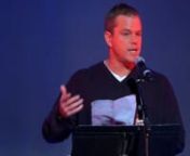 Here, Matt Damon reads from a speech Howard Zinn gave in 1970 as part of a debate on civil disobedience. Matt Damon and his family were lifelong friends of the Zinns.nnThis performance was part of