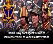 As the much-awaited Republic Day celebration is around the corner, Indian Navy’s contingent is thrilled to showcase velour at the high-voltage Republic Day Parade.
