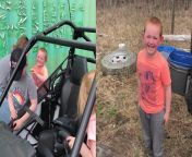 &#39;A super sweet young kid couldn&#39;t help but let his emotions get the best of him after his dad surprised him with something he had been clamoring for a long time.&#60;br/&#62;&#60;br/&#62;The heartsome video kicks off with Chris Blaquiere filming his boys as they discover that their dad got them a Polaris RZR 200 (off-road vehicle for backyard adventures). &#60;br/&#62;&#60;br/&#62;&#92;
