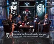 Dan Orlovsky, Josina Anderson and Marcus Spears react to Antonio Brown’s Instagram post about a letter he received from Oakland Raiders GM Mike Mayock indicating that he is getting fined &#36;54K for missing time during NFL training camp