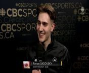 2024 Roman Sadovsky Worlds Post-SP Interview (1080p) - Canadian Television Coverage from television pussy slip