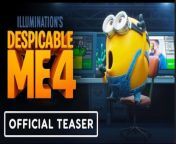 The Minions get a hold of AI art, what could go wrong? Take a look at the latest Despicable Me 4 featured at The Big Game 2024.&#60;br/&#62;&#60;br/&#62;The world’s favorite supervillain-turned-Anti-Villain League agent returns for an exciting, bold new era of Minions mayhem. A new chapter has begun as Gru, Lucy, and their girls —Margo, Edith, and Agnes welcome a new member to the Gru family, Gru Jr., who is intent on tormenting his dad. As Gru faces a new nemesis in Maxime Le Mal and his femme fatale girlfriend Valentina, the family is forced to go on the run. &#60;br/&#62; &#60;br/&#62;Despicable Me 4 stars Steve Carell, Kristen Wiig, Will Ferrell, Pierre Coffin, Joey King, Sofia Vergara, Stephen Colbert, Miranda Cosgrove, Chloe Fineman, Steve Coogan, Chris Renaud, Dana Gaier, Madison Polan, and more. Chris Renaud serves as director alongside Mike White and Ken Daurio who wrote the screenplay. Despicable Me 4 is co-directed by Patrick Delage and produced by Chris Meledandri and Brett Hoffman.&#60;br/&#62;&#60;br/&#62;Despicable Me 4 is releasing in theaters on July 3.