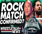 Are you excited for The Rock at WrestleMania? Let us know in the comments!&#60;br/&#62;PREDICTING WWE Elimination Chamber 2024...In 3 Words Or Less &#124; The 3-Counthttps://www.youtube.com/watch?v=pBlj3OXZyIw&#60;br/&#62;More wrestling news on https://wrestletalk.com/&#60;br/&#62;0:00 - Coming up...&#60;br/&#62;0:21 - WWE Confirm New WrestleMania Match?&#60;br/&#62;4:49 - High Praise For Jade Cargill&#60;br/&#62;5:15 - Okada To AEW?&#60;br/&#62;8:59 - Bruce Prichard Talks Vince McMahon Lawsuit&#60;br/&#62;The Rock WWE WrestleMania 40 Match Confirmed? AEW Signs ANOTHER Top Talent! &#124; WrestleTalk&#60;br/&#62;#TheRock #WWE #WrestleMania&#60;br/&#62;&#60;br/&#62;Subscribe to WrestleTalk Podcasts https://bit.ly/3pEAEIu&#60;br/&#62;Subscribe to partsFUNknown for lists, fantasy booking &amp; morehttps://bit.ly/32JJsCv&#60;br/&#62;Subscribe to NoRollsBarredhttps://www.youtube.com/channel/UC5UQPZe-8v4_UP1uxi4Mv6A&#60;br/&#62;Subscribe to WrestleTalkhttps://bit.ly/3gKdNK3&#60;br/&#62;SUBSCRIBE TO THEM ALL! Make sure to enable ALL push notifications!&#60;br/&#62;&#60;br/&#62;Watch the latest wrestling news: https://shorturl.at/pAIV3&#60;br/&#62;Buy WrestleTalk Merch here! https://wrestleshop.com/ &#60;br/&#62;&#60;br/&#62;Follow WrestleTalk:&#60;br/&#62;Twitter: https://twitter.com/_WrestleTalk&#60;br/&#62;Facebook: https://www.facebook.com/WrestleTalk.Official&#60;br/&#62;Patreon: https://goo.gl/2yuJpo&#60;br/&#62;WrestleTalk Podcast on iTunes: https://goo.gl/7advjX&#60;br/&#62;WrestleTalk Podcast on Spotify: https://spoti.fi/3uKx6HD&#60;br/&#62;&#60;br/&#62;Written by: Luke Owen &amp; Pete Quinnell&#60;br/&#62;Presented by: Luke Owen&#60;br/&#62;Thumbnail by: Brandon Syres&#60;br/&#62;Image Sourcing by: Brandon Syres&#60;br/&#62;&#60;br/&#62;About WrestleTalk:&#60;br/&#62;Welcome to the official WrestleTalk YouTube channel! WrestleTalk covers the sport of professional wrestling - including WWE TV shows (both WWE Raw &amp; WWE SmackDown LIVE), PPVs (such as Royal Rumble, WrestleMania &amp; SummerSlam), AEW All Elite Wrestling, Impact Wrestling, ROH, New Japan, and more. Subscribe and enable ALL notifications for the latest wrestling WWE reviews and wrestling news.&#60;br/&#62;&#60;br/&#62;Sources used for research:&#60;br/&#62;WWE WrestleMaia 40 Teaser Trailer [YouTube]: https://www.youtube.com/watch?v=6aFgLHrMBuY &#60;br/&#62;https://wrestletalk.com/news/will-ospreay-aew-deal-allows-to-return-to-njpw/ &#60;br/&#62;&#60;br/&#62;Youtube Channel Comments Policy&#60;br/&#62;We appreciate the comments and opinions our viewers provide. Do note that all comments are subject to YouTube auto-moderation and manual moderation review. We encourage opinions and discussion, but harassment, hate speech, bullying and other abusive posts will not be tolerated. Decisions on comment removal are made by the Community Manager. Please email us at support@wrestletalk.com with any questions or concerns.