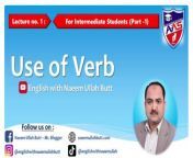 Use of Verb for the Students of English Part-1