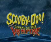 Scooby-Doo! and the Legend of the Vampire is a 2003 American direct-to-video animated adventure film, and the fifth in a series of direct-to-video films based upon the Scooby-Doo Saturday morning cartoons. It was completed in 2002, and released on March 4, 2003, and it was produced by Warner Bros. Animation, but included a copyright for Hanna-Barbera Cartoons, Inc..