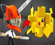 Hello, Friends!What happens when the cute and iconic Pokémon characters collide with the gritty, chainsaw-wielding hero, Denji, from Chainsaw Man? Let&#39;s embark on this thrilling adventure, blending the heartwarming charm of Pikachu and Bulbasaur with the electrifying excitement of Chainsaw Man!We have Everything! ⚡⛓ From a working mini chainsaw to unique creative creations made in the style of an old puzzle! Are you ready? Let&#39;s get started! ✨ First up, join us as we take the humble Rubik&#39;s Cube and elevate it into an artistic masterpiece featuring none other than Pikachu and Bulbasaur.With precision, creativity, and a touch of magic, watch as these iconic Pokémon characters emerge from the twists and turns of a classic puzzle, transforming into stunning, interactive art pieces. Ready to challenge your crafting and puzzle-solving skills? But why stop there? The adventure continues as we dive into the gritty, adrenaline-pumping universe of Chainsaw Man.Witness the transformation of a simple figure into a awe-inspiring, functional Chainsaw Man figure. From careful sculpting to intricate mechanical work, we&#39;ll show you how to bring Denji&#39;s chainsaw-wielding alter ego to life, complete with a working chainsaw that&#39;s sure to impress! Did you like our ideas?If yes, smash that like button!And we&#39;re curious – if you could team up with any Pokémon character or Chainsaw Man&#39;s Denji for a day, who would it be and why?Drop your answers in the comments below! Don&#39;t keep this epic journey to yourself; share this video with your friends and fellow anime aficionados!And if you&#39;re craving more creative collisions between your favorite anime worlds, we&#39;ve got plenty more where that came from: Caine From The Amazing Digital Circus Could Get Out To Real Life With This DIY Head! ‍♂️ - https://youtu.be/U3s-FJDJ9_I I Made Diorama Of Realistic Garten of Banban NabNab In the City ️ - https://youtu.be/HOSkgDuDRFQ Sir Dadadoo Is On The Hunt! Making Garten of Banban- https://youtu.be/a5pju-ezug8