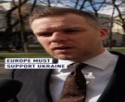 Lithuania’s Foreign Minister Gabrielius Landsbergis told CGTN that Europe ”has to take on greater weight” in supporting Ukraine – “because it’s our continent, and we cannot be free-riding anymore.”