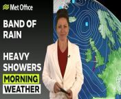 Sunny spells and showers affecting parts of Scotland and Northern Ireland with a risk of strong winds, especially towards the west with many eastern areas drier. Towards the south and southeast of England, cloudy with outbreaks of rain here. – This is the Met Office UK Weather forecast for the morning of 29/02/24. Bringing you today’s weather forecast is Clare Nasir.