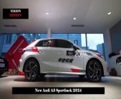 The new car offers 14 configuration models, with prices ranging from 203,100 to 251,300 yuan. As the annual facelift model, the new car continues the styling design of the on-sale models and simply adjusts the price and configuration of the fashionable and sporty/elegant models&#60;br/&#62;&#60;br/&#62;In terms of power system, the new car continues to be equipped with a 1.4T engine mated to a 7-speed dry dual-clutch transmission with a maximum power of 110KW.&#60;br/&#62;&#60;br/&#62;In terms of appearance design, both hatchback and sedan models use a hexagonal air intake grille on the front, while the shape of the L-shaped headlights remains unchanged. In addition, the new car also adds a blacked-out front surround kit and a slim air intake in the middle of the front lip.&#60;br/&#62;&#60;br/&#62;The body size of the sedan version is: 4548 (4554) * 1814 * 1429 mm and the wheelbase is 2680 mm, positioning it as a compact car.&#60;br/&#62;&#60;br/&#62;The body size of the hatchback model is: 4343 (4351) * 1815 * 1458 mm and the wheelbase is 2630 mm, positioning it as a compact car.&#60;br/&#62;&#60;br/&#62;In addition, the new car also offers 17 inch (225/45 R17) and 18 inch (225/40 R18) wheels.&#60;br/&#62;&#60;br/&#62;At the rear of the car, both the hatchback and sedan versions use a triangular-shaped taillight set and add a spoiler + high-mounted brake lights above the rear window. In addition, chrome plated + blackened decorative parts are used on the lower part of the rear housing.&#60;br/&#62;&#60;br/&#62;In terms of interior design, the new car&#39;s center console area is equipped with a three-spoke, flat-bottom steering wheel and a 10.25-inch LCD instrument panel (the luxury sports model/elegant model uses a 12.3-inch LCD instrument cluster). ) and a 10.1-inch built-in central control display. At the same time, there are physical air conditioning buttons under the central control screen, and the small lever-type electronic gear mechanism continues to be used.&#60;br/&#62;&#60;br/&#62;In addition, the new car continues to use the MMI vehicle system and also offers dual-zone or tri-zone automatic air conditioning, full-speed adaptive cruise control, 30-color ambient lighting and other configurations.&#60;br/&#62;&#60;br/&#62;As for the seats, the vehicle adopts a 5-seat layout, and the seats are covered with fabric, leather/textile blend, faux leather, leather/suede and other materials.&#60;br/&#62;&#60;br/&#62;In terms of seat functionality, depending on the model configuration, the new car offers power front seats, heated front seats, and the rear seats also support a 4/2/4 recline.&#60;br/&#62;&#60;br/&#62;The power unit is equipped with a 1.4T engine with a maximum power of 110KW (150Ps), a maximum torque of 250 N.m and a 7-speed dry double clutch transmission. It accelerates from zero to 100 km/h in 9 seconds.&#60;br/&#62;&#60;br/&#62;Source: https://www.pcauto.com.cn/hj/article/2234920.html#ad=20759