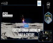 The landing put the US back on the surface for the first time since NASA’s famed Apollo moonwalkers.