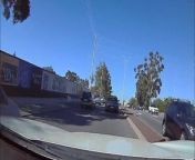 This person witnessed a car crash while driving on a busy road. When a driver applied sudden brakes just after crossing a signal, thier vehicle got rear-ended badly.