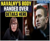 The body of Russian opposition leader Alexei Navalny, who died in prison, has been released to his mother after a week-long delay. Navalny&#39;s death raised suspicions of foul play, with authorities claiming natural causes. His widow accused Putin of &#92;