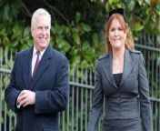 Prince Andrew and Sarah Ferguson attend memorial for late King of Greece from sarah nicky xxx