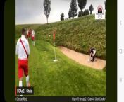 Edinburgh-born Scotland footgolf international Declan Reid in action. He will represent Great Britain for the first time this year in a Ryder Cup style match against the USA.