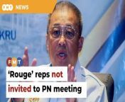 Labuan MP Suhaili Abdul Rahman confirms that neither he nor the other five MPs received an invitation to the event.&#60;br/&#62;&#60;br/&#62;&#60;br/&#62;Read More: &#60;br/&#62;https://www.freemalaysiatoday.com/category/nation/2024/03/09/6-rogue-mps-selangor-rep-not-invited-for-pn-meeting/&#60;br/&#62;&#60;br/&#62;Laporan Lanjut: &#60;br/&#62;https://www.freemalaysiatoday.com/category/bahasa/tempatan/2024/03/09/7-tali-barut-dah-mati-razali-kata-tak-perlu-ke-konvensyen-pn/&#60;br/&#62;&#60;br/&#62;&#60;br/&#62;Free Malaysia Today is an independent, bi-lingual news portal with a focus on Malaysian current affairs.&#60;br/&#62;&#60;br/&#62;Subscribe to our channel - http://bit.ly/2Qo08ry&#60;br/&#62;------------------------------------------------------------------------------------------------------------------------------------------------------&#60;br/&#62;Check us out at https://www.freemalaysiatoday.com&#60;br/&#62;Follow FMT on Facebook: https://bit.ly/49JJoo5&#60;br/&#62;Follow FMT on Dailymotion: https://bit.ly/2WGITHM&#60;br/&#62;Follow FMT on X: https://bit.ly/48zARSW &#60;br/&#62;Follow FMT on Instagram: https://bit.ly/48Cq76h&#60;br/&#62;Follow FMT on TikTok : https://bit.ly/3uKuQFp&#60;br/&#62;Follow FMT Berita on TikTok: https://bit.ly/48vpnQG &#60;br/&#62;Follow FMT Telegram - https://bit.ly/42VyzMX&#60;br/&#62;Follow FMT LinkedIn - https://bit.ly/42YytEb&#60;br/&#62;Follow FMT Lifestyle on Instagram: https://bit.ly/42WrsUj&#60;br/&#62;Follow FMT on WhatsApp: https://bit.ly/49GMbxW &#60;br/&#62;------------------------------------------------------------------------------------------------------------------------------------------------------&#60;br/&#62;Download FMT News App:&#60;br/&#62;Google Play – http://bit.ly/2YSuV46&#60;br/&#62;App Store – https://apple.co/2HNH7gZ&#60;br/&#62;Huawei AppGallery - https://bit.ly/2D2OpNP&#60;br/&#62;&#60;br/&#62;#FMTNews #NotInvited #Bersatu #PerikatanNasional#Convention