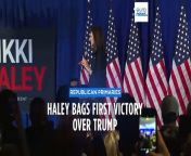 Haley is currently trailing behind former president Donald Trump in the race to face off against Biden in the 2024 US presidential elections.