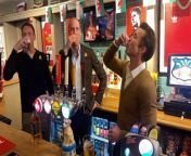 Prince William downs shot and pulls pint with Rob McElhenney during Wrexham visitPA