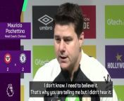 Chelsea boss Mauricio Pochettino was booed by the fans during their 2-2 draw away at Brentford