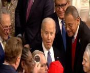 President Biden reacts to Marjorie Taylor Greene’s MAGA hat at State of the UnionReuters