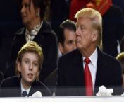 Here's why Donald Trump's son Barron was heard speaking with a Slovenian accent from maa son trols