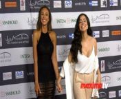 https://www.maximotv.com &#60;br/&#62;B-roll footage: Madalina Ghenea and Aurora Cossio on the red carpet at the Los Angeles, Italia Film, Fashion and Art Fest premiere of ‘Paradox Effect’ on Thursday, March 7, 2024, at the TCL Chinese 6 Theatre in Los Angeles, California, USA. This video is only available for editorial use in all media and worldwide. To ensure compliance and proper licensing of this video, please contact us. ©MaximoTV