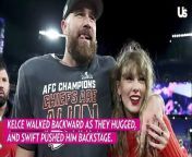 Taylor Swift Continues Tradition of Rushing Off Stage to Kiss Travis Kelce