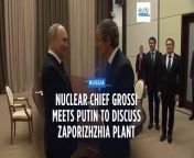 The UN&#39;s nuclear watchdog sought a “professional and frank” discussion about Ukraine&#39;s nuclear safety with Russian President Vladimir Putin.