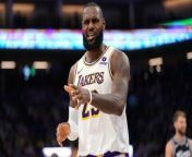 LeBron James Scores 31 Points Despite Ankle Issues from apple angeles nipslip
