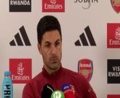 Arteta confirms Ramsdale starts against Brentford, he will be watching Liverpool vs Manchester City and the excitement of the title race. &#60;br/&#62;&#60;br/&#62;Sobha Realty Training Centre, London, UK