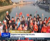 Travel agencies in Hungary are optimistic about visa-free entry to China, they see it as a promising opportunity to boost travel.&#60;br/&#62; &#60;br/&#62;Viktor Vereb, Hungary’s Manager of Hiseas travel agency, said they are optimistic about the new initiative and have already received travel inquiries, &#92;