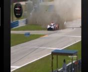 IMSA 2024 12H Sebring Qualifying Jaminet Crashes from hard torcher sex