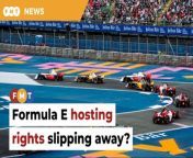 Despite the country getting the first bite, Thailand looks likely to capture hosting rights for the Formula E-Prix finale next year.&#60;br/&#62;&#60;br/&#62;Read More: https://www.freemalaysiatoday.com/category/nation/2024/03/13/another-global-event-set-to-slip-away-from-malaysia/&#60;br/&#62;&#60;br/&#62;Laporan Lanjut: https://www.freemalaysiatoday.com/category/bahasa/tempatan/2024/03/13/malaysia-akan-terlepas-satu-lagi-acara-global/&#60;br/&#62;&#60;br/&#62;Free Malaysia Today is an independent, bi-lingual news portal with a focus on Malaysian current affairs.&#60;br/&#62;&#60;br/&#62;Subscribe to our channel - http://bit.ly/2Qo08ry&#60;br/&#62;------------------------------------------------------------------------------------------------------------------------------------------------------&#60;br/&#62;Check us out at https://www.freemalaysiatoday.com&#60;br/&#62;Follow FMT on Facebook: https://bit.ly/49JJoo5&#60;br/&#62;Follow FMT on Dailymotion: https://bit.ly/2WGITHM&#60;br/&#62;Follow FMT on X: https://bit.ly/48zARSW &#60;br/&#62;Follow FMT on Instagram: https://bit.ly/48Cq76h&#60;br/&#62;Follow FMT on TikTok : https://bit.ly/3uKuQFp&#60;br/&#62;Follow FMT Berita on TikTok: https://bit.ly/48vpnQG &#60;br/&#62;Follow FMT Telegram - https://bit.ly/42VyzMX&#60;br/&#62;Follow FMT LinkedIn - https://bit.ly/42YytEb&#60;br/&#62;Follow FMT Lifestyle on Instagram: https://bit.ly/42WrsUj&#60;br/&#62;Follow FMT on WhatsApp: https://bit.ly/49GMbxW &#60;br/&#62;------------------------------------------------------------------------------------------------------------------------------------------------------&#60;br/&#62;Download FMT News App:&#60;br/&#62;Google Play – http://bit.ly/2YSuV46&#60;br/&#62;App Store – https://apple.co/2HNH7gZ&#60;br/&#62;Huawei AppGallery - https://bit.ly/2D2OpNP&#60;br/&#62;&#60;br/&#62;#FMTNews #FormulaE #Malaysia #GlobalEvent