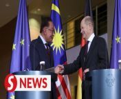 Malaysia and Germany called for a lasting ceasefire in the Gaza Strip, as well as the release of hostages and immediate humanitarian assistance to the Palestine people.&#60;br/&#62;&#60;br/&#62;In making the call on Monday (March 11), Malaysian Prime Minister Datuk Seri Anwar Ibrahim and his German counterpart Chancellor Olaf Scholz said the international community must also strive for a two-state solution to solve the decades of conflict in the Middle East.&#60;br/&#62;&#60;br/&#62;Read more at https://tinyurl.com/mpuwz9xj&#60;br/&#62;&#60;br/&#62;WATCH MORE: https://thestartv.com/c/news&#60;br/&#62;SUBSCRIBE: https://cutt.ly/TheStar&#60;br/&#62;LIKE: https://fb.com/TheStarOnline