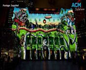 Watch a selection of animated light renders from the Vivid Light program at VIVID Sydney 2024.