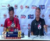 Interview with Best Player June Mar Fajardo and Coach Jorge Gallent [Mar. 17, 2024] from masha mar