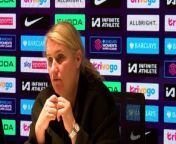 Chelsea Womens boss Emma Hayes talks on understanding LJ. Lauren is a maverick player and the pitch is her play ground, LJ&#39;s unbelievable performance and her love for LJ.&#60;br/&#62;&#60;br/&#62;Stamford Bridge, London, UK