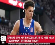 The Kansas Jayhawks men’s basketball team will have to operate without star guard Kevin McCullar Jr. in the upcoming NCAA tournament.Jayhawks coach Bill Self told reporters Tuesday that McCullar will miss the entire tournament due to a knee injury.