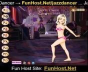 At FunHost.Net/jazzdancer, Tonight you will be attending a live Jazz event as a stage dancer, its your job to come up with the outfit for all the dancers. Use this girl as your model and start creating your perfect outfit for the perfect stage dance. Choose from many different items of clothing, take your time and you will come up with a great outfit. ( Customize, Dress-Up, Other, Puzzles) (Dress, Girly, Night, Puzzle Game) .&#60;br/&#62;&#60;br/&#62;Play Jazz Dancer for Free at FunHost.Net/jazzdancer on FunHost.Net , The Fun Host of Apps and Games!&#60;br/&#62;&#60;br/&#62;Jazz Dancer : FunHost.Net/jazzdancer &#60;br/&#62;www: FunHost.Net &#60;br/&#62;Facebook: facebook.com/FunHostApps &#60;br/&#62;Twitter: twitter.com/FunHost &#60;br/&#62;